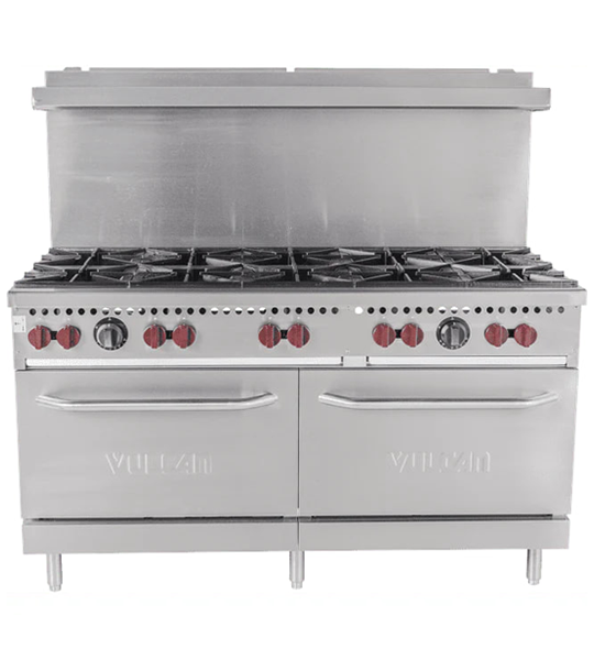 10 Gas Burner with 2 Standard Oven